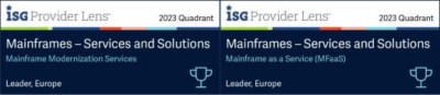 ISG Badge mainframe leader europe